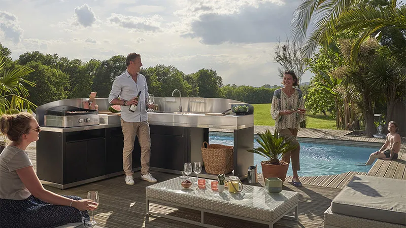 Mobili da cucina all'aperto