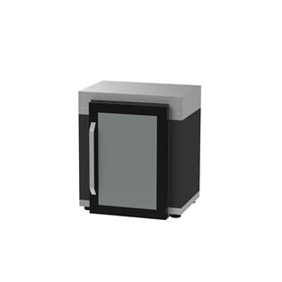 MOBILE PER INCASSO FRIGO FINITURA TOP INOX