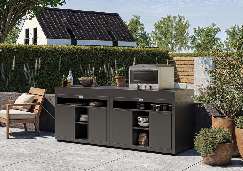 MOBILE DA CUCINA XL, 110 X 70 CM NERO