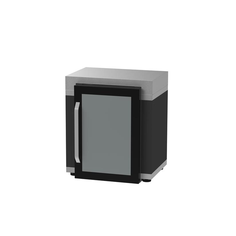 MOBILE PER INCASSO FRIGO FINITURA TOP INOX