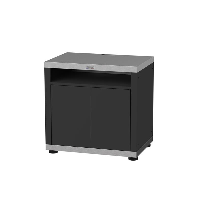MOBILE PIANO DI APPOGGIO PER PIASTRA FINITURA TOP INOX