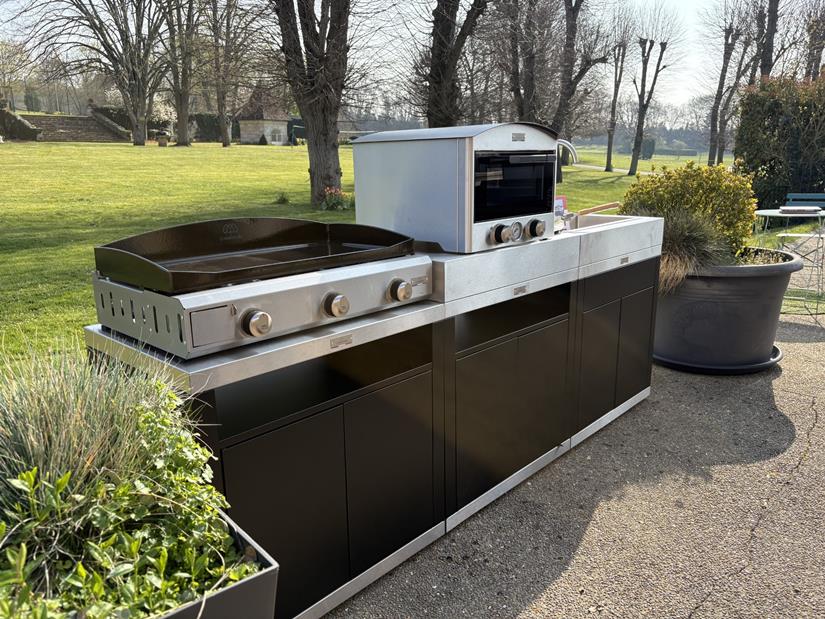 Piastra liscia AMALIA PRO Gas 375 Inox