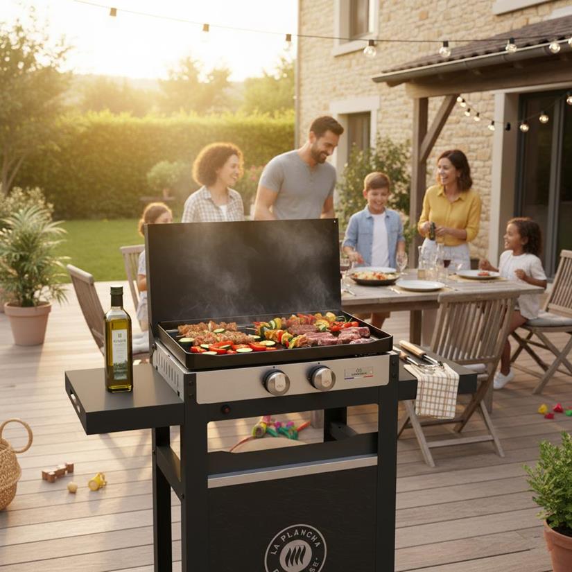 PIASTRA FRANCAISE 250 GPL CON CARRELLO