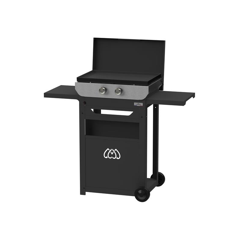 PIASTRA LA PLANCHA GPL 5,4KW CON CARRELLO