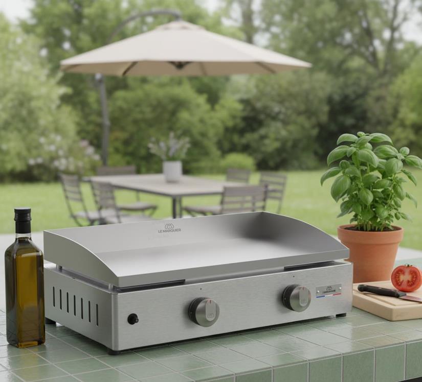 PIASTRA LA PLANCHA 260 GPL FINITURA INOX 4KW